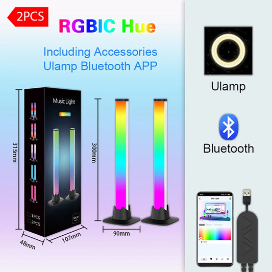 Jeizze Flow Bars™ RGBIC Smart Light Bars